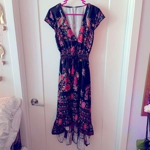 Gorgeous button-down floral dress I have two sizes small and medium